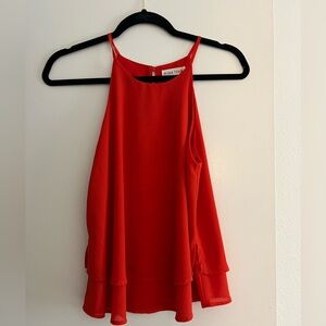 Miss love red blouse